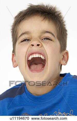 Portrait Of Smiling Young boy View Large Photo Image Stock Image - Portrait Of Smiling Young boy. Fotosearch