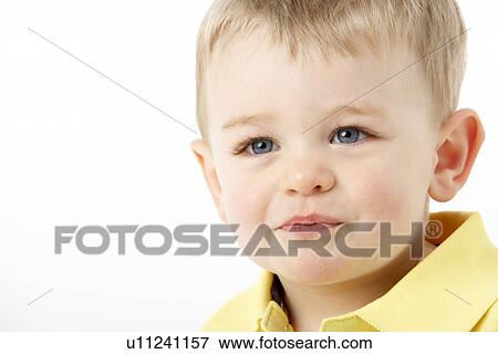 Portrait Of Smiling Young Boy View Large Photo Image Stock Photo - Portrait Of Smiling Young Boy. Fotosearch