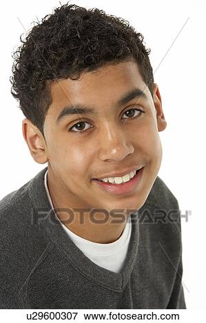 Portrait Of Smiling Young Boy View Large Photo Image Stock Photo - Portrait Of Smiling Young Boy. Fotosearch