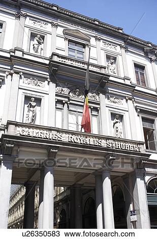 Stock Image - Saint Hubert Royal Galleries, Brussels, Belgium. Fotosearch