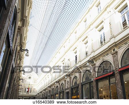 Saint Hubert Royal Galleries, Brussels, Belgium View Large Photo Image Stock Photo - Saint Hubert Royal Galleries, Brussels, Belgium. Fotosearch