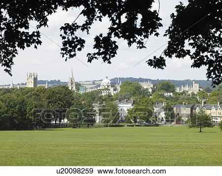 Skyline Of Oxford, UK View Large Photo Image Stock Photo - Skyline Of Oxford, UK. Fotosearch