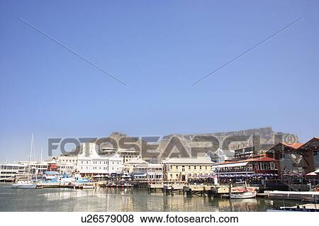 South Africa, Cape Town, Victoria And Albert Waterfront View Large Photo Image Stock Photo - South Africa, Cape Town, Victoria And Albert Waterfront. Fotosearch