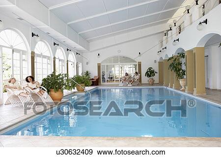 Stock Photo - Swimming Pool At Spa. Fotosearch