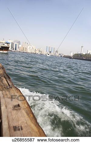 View Of Buildings From Dubai Creek View Large Photo Image Stock Photo - View Of Buildings From Dubai Creek. Fotosearch