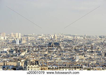 View Of Parisian Skyline View Large Photo Image Stock Photo - View Of Parisian Skyline. Fotosearch
