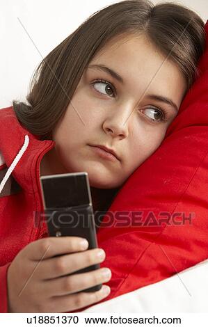 Young Girl Waiting For Phone Call View Large Photo Image Stock Image - Young Girl Waiting For Phone Call. Fotosearch