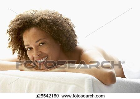 Young Woman Relaxing On Massage Table View Large Photo Image Stock Image - Young Woman Relaxing On Massage Table. Fotosearch