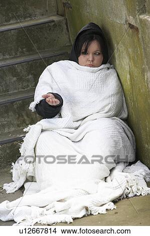 Homeless Girl Sleeping Rough View Large Photo Image Picture - Homeless Girl Sleeping Rough. Fotosearch