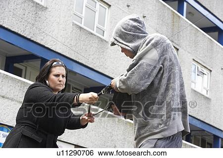 Man Mugging Woman In Street View Large Photo Image Stock Photograph - Man Mugging Woman In Street. Fotosearch
