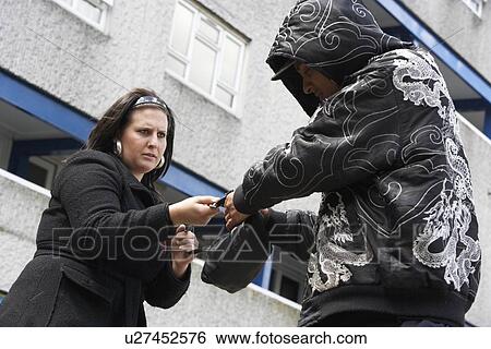 Man Mugging Woman In Street View Large Photo Image Stock Photograph - Man Mugging Woman In Street. Fotosearch