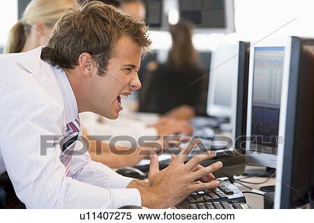 Stock Trader Frustrated View Large Photo Image Stock Photography - Stock Trader Frustrated. Fotosearch