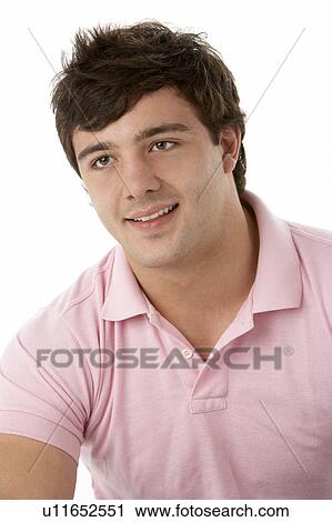 Studio Portrait Of Smiling Teenage Boy View Large Photo Image Stock Image - Studio Portrait Of Smiling Teenage Boy. Fotosearch