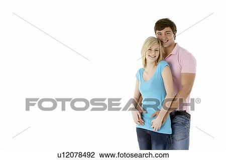 Teenage Couple In Studio View Large Photo Image Stock Image - Teenage Couple In Studio. Fotosearch