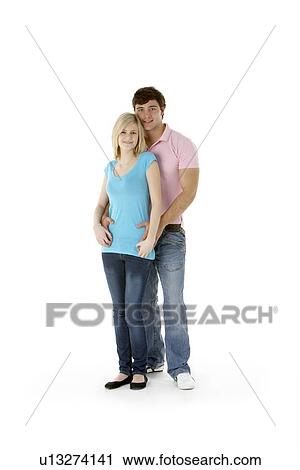 Teenage Couple In Studio View Large Photo Image Stock Image - Teenage Couple In Studio. Fotosearch
