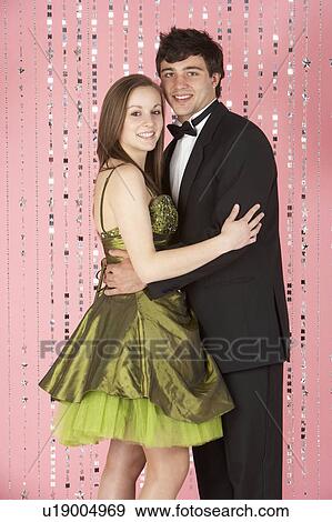 Young Couple Dressed For Party View Large Photo Image Stock Photo - Young Couple Dressed For Party. Fotosearch