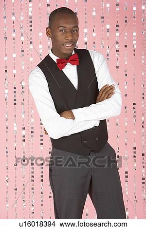 Picture - Young Man Dressed In Suit. Fotosearch