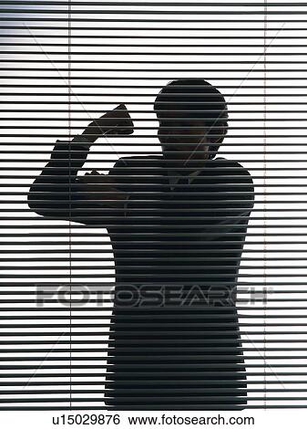 Bsinessman standing by the blind with victory pose, Front View, Silhouette View Large Photo Image Stock Photograph - Bsinessman standing by the blind with victory pose, Front View, Silhouette . Fotosearch