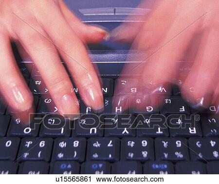 Fingers typing the keyboard, Close Up, Blurred Motion View Large Photo Image Stock Image - Fingers typing the keyboard, Close Up, Blurred Motion. Fotosearch