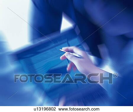 Three people working together with a computer at the desk, Portrait, Rear View, Toned Image, Blurred Motion View Large Photo Image Stock Image - Three people working together with a computer at the desk, Portrait, Rear View, Toned Image, Blurred Motion. Fotosearch