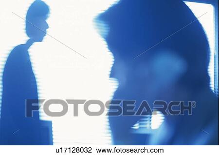 Two businessmen working at the desk, Portrait, Side View, High Key, Toned Image View Large Photo Image Stock Image - Two businessmen working at the desk, Portrait, Side View, High Key, Toned Image. Fotosearch