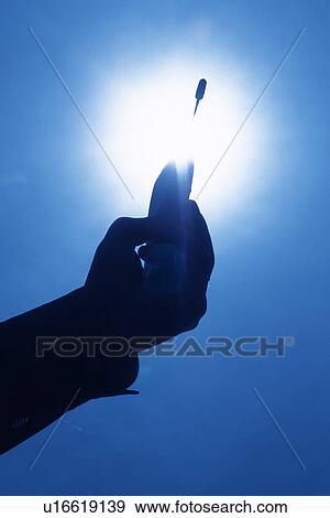 Holding a Mobile Phone, Low Angle View, Silhouette View Large Photo Image Stock Photo - Holding a Mobile Phone, Low Angle View, Silhouette. Fotosearch