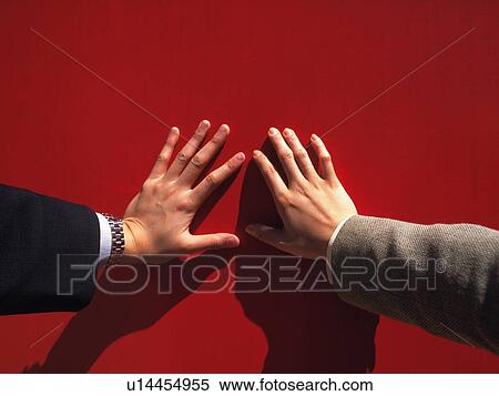Two hands put on a wall, Front View View Large Photo Image Stock Photography - Two hands put on a wall, Front View. Fotosearch