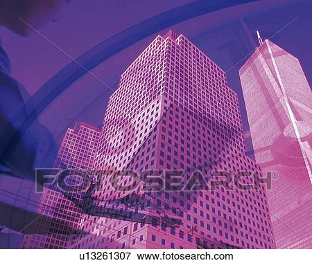 Businessman using laptop in office and image of clock and buildings, CG, composition View Large Photo Image Stock Photo - Businessman using laptop in office and image of clock and buildings, CG, composition. Fotosearch