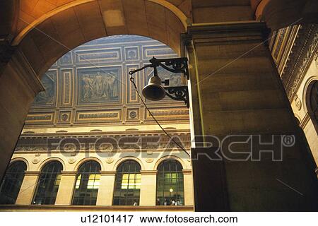 Inside the stock exchange building, Low Angle View, Paris, France View Large Photo Image Stock Photo - Inside the stock exchange building, Low Angle View, Paris, France. Fotosearch