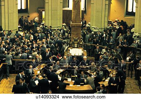 Scene in the stock exchange, High Angle View, Madrid, Spain View Large Photo Image Picture - Scene in the stock exchange, High Angle View, Madrid, Spain. Fotosearch