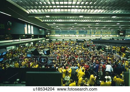 Scene in the stock exchange, High Angle View, Chicago, United States of America View Large Photo Image Picture - Scene in the stock exchange, High Angle View, Chicago, United States of America. Fotosearch