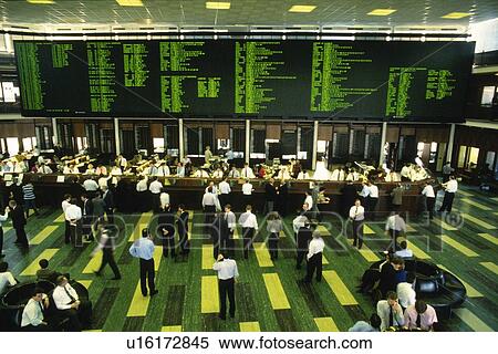 Scene in the stock exchange, High Angle View, Dusseldorf, Germany View Large Photo Image Stock Photography - Scene in the stock exchange, High Angle View, Dusseldorf, Germany. Fotosearch