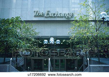 The entrance of the stock exchange building, Front View, Toronto, Canada View Large Photo Image Stock Image - The entrance of the stock exchange building, Front View, Toronto, Canada. Fotosearch