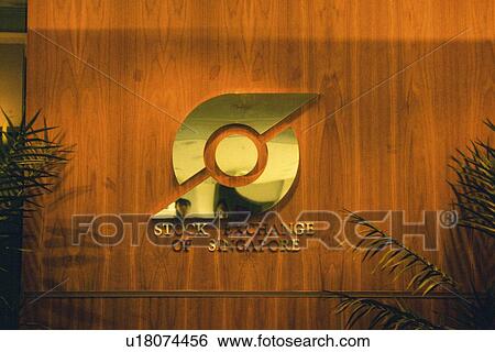 The logo of the stock exchange of Singapore, Front View View Large Photo Image Stock Photograph - The logo of the stock exchange of Singapore, Front View. Fotosearch
