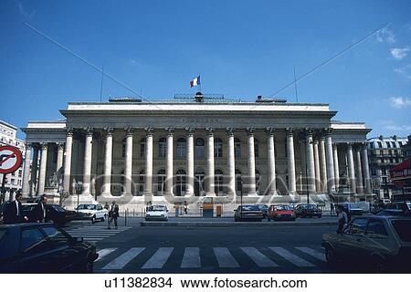 The stock exchange building, Low Angle View, Paris, France View Large Photo Image Picture - The stock exchange building, Low Angle View, Paris, France. Fotosearch