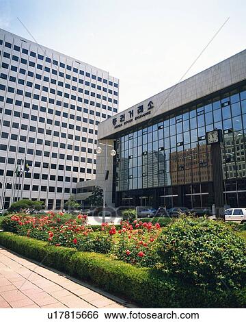 The stock exchange building, Low Angle View, Korea View Large Photo Image Stock Photograph - The stock exchange building, Low Angle View, Korea. Fotosearch