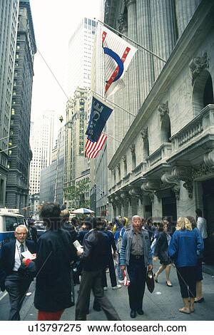 Stock Photography - The stock exchange building, New York, United States of America. Fotosearch