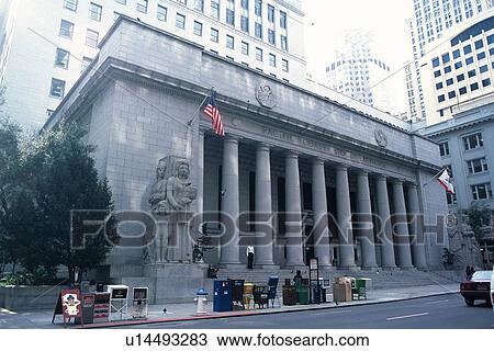 Stock Image - The stock exchange building, San Francisco, United States of America. Fotosearch