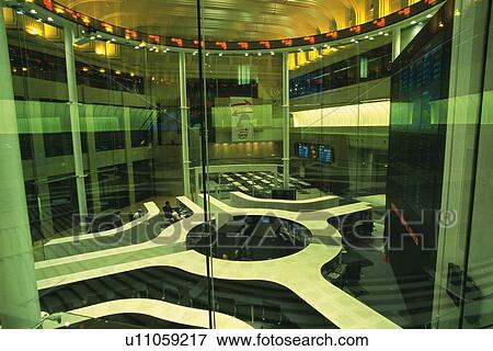 Stock Photo - The stock exchange, High Angle View, Tokyo, Japan. Fotosearch