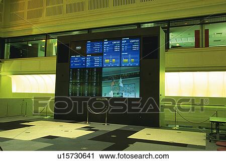 Stock Image - The stock exchange, Tokyo, Japan. Fotosearch