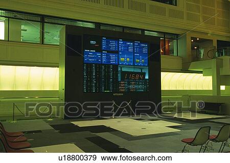 Stock Photo - The stock exchange, Tokyo, Japan. Fotosearch