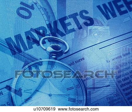 Clocks with image of newspaper and high-rise buildings in New York City, NY, USA, CG, composition, toned image View Large Photo Image Stock Photo - Clocks with image of newspaper and high-rise buildings in New York City, NY, USA, CG, composition, toned image. Fotosearch