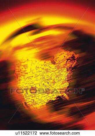Rolling globe, close up, blurred motion, USA View Large Photo Image Stock Image - Rolling globe, close up, blurred motion, USA. Fotosearch