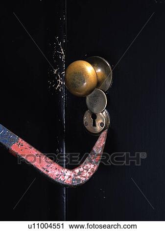 Stock Image - An iron bar breaking in, Close Up. Fotosearch