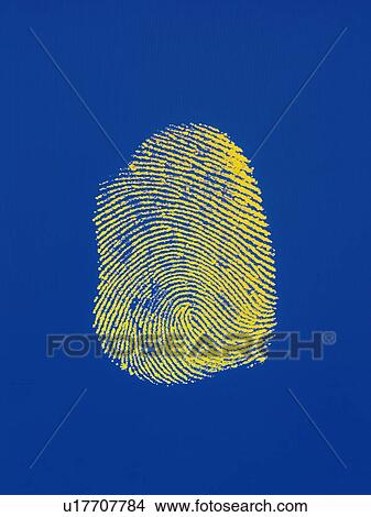 Picture -  fingerprint, Composite, Toned Image. Fotosearch