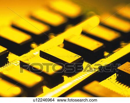 Picture - Random access memory, high angle view, close up. Fotosearch