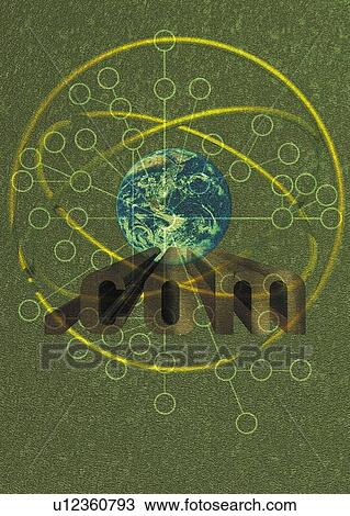 The Earth and loops with Image of '. com', CG, composition View Large Photo Image Stock Image - The Earth and loops with Image of '. com', CG, composition. Fotosearch