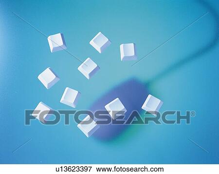 Keyboard and Mouse, Close Up View Large Photo Image Stock Photo - Keyboard and Mouse, Close Up. Fotosearch