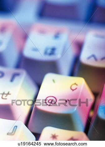 Stock Photography - Keyboard, Close Up. Fotosearch