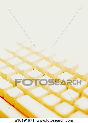 Stock Image - Keyboard, Close Up, Toned Image. Fotosearch